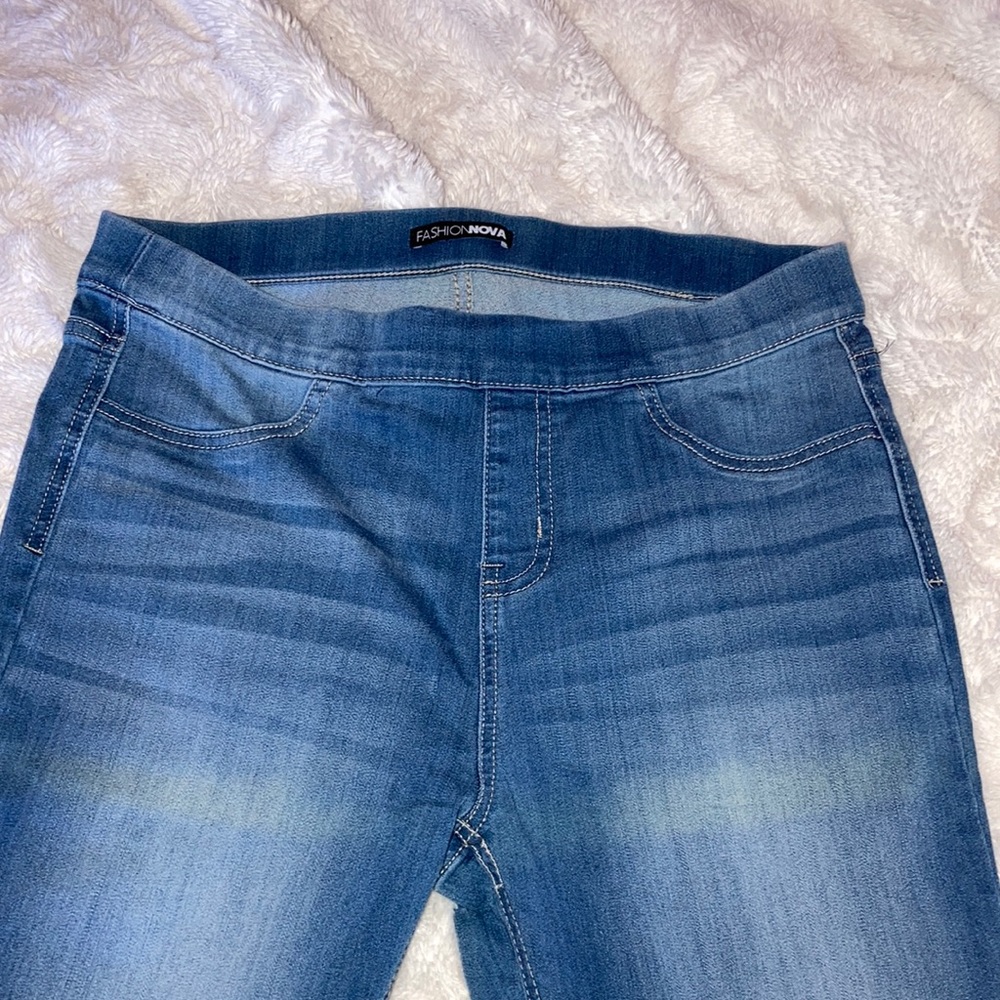 Low rise fashion nova flare jeans